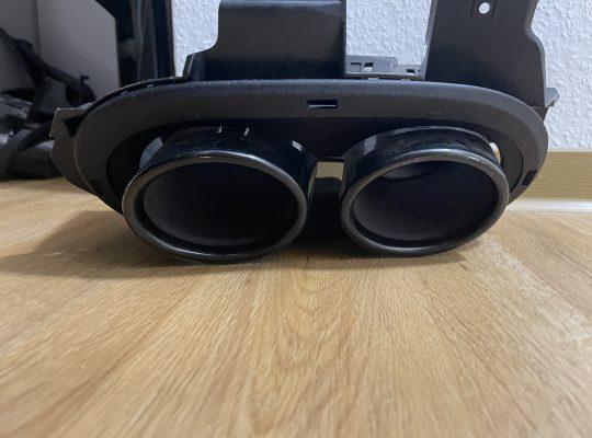 2 Mal AMG c 43 Auspuffblende Original ohne Diffusor