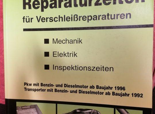 Reparaturverzeichnis für Verschleißreparaturen