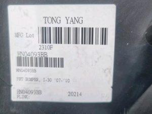 Stoßstange vorne Hyundai i30 schwarz
