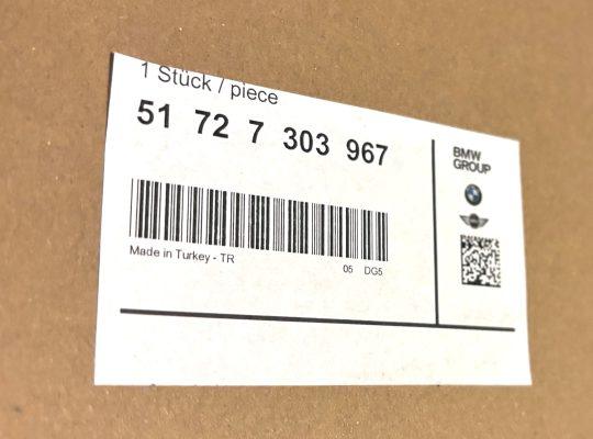 Türdichtung original neu 3er BMW F30, F31 M3 F80 Hecktür hinten 51727303967