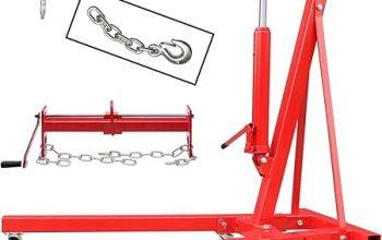2000 KG Werkstattkran Kran Motorheber klapbar 2 t + Balancierer Motorheber