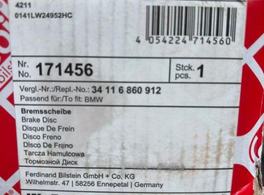 Neue Bremsscheiben Febi vorne für BMW