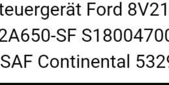 Steuergerät Ford Fiesta gebraucht
