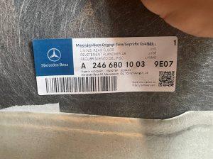 REAR FLOOR MERCEDES A Klasse (A180) Teppich