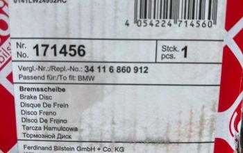 Neue Bremsscheiben Febi vorne für BMW