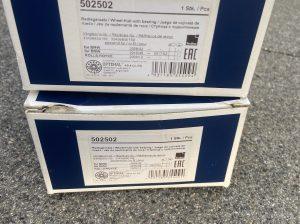 2x Optimal Radlagersatz 502502 NEU