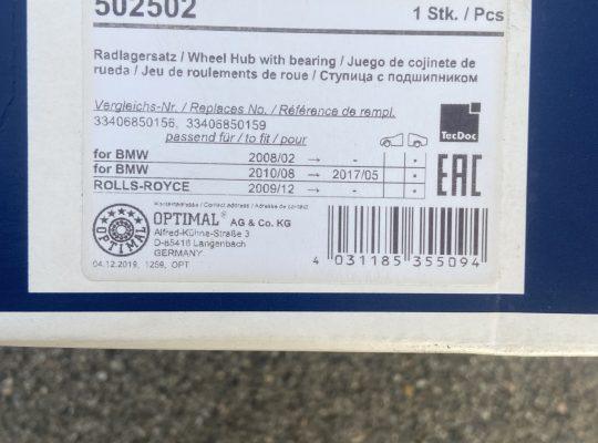 2x Optimal Radlagersatz 502502 NEU